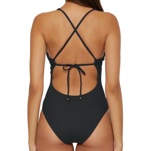 NEW with Tags Becca Modern Edge One Piece in Black Size Large - Picture 3 of 8